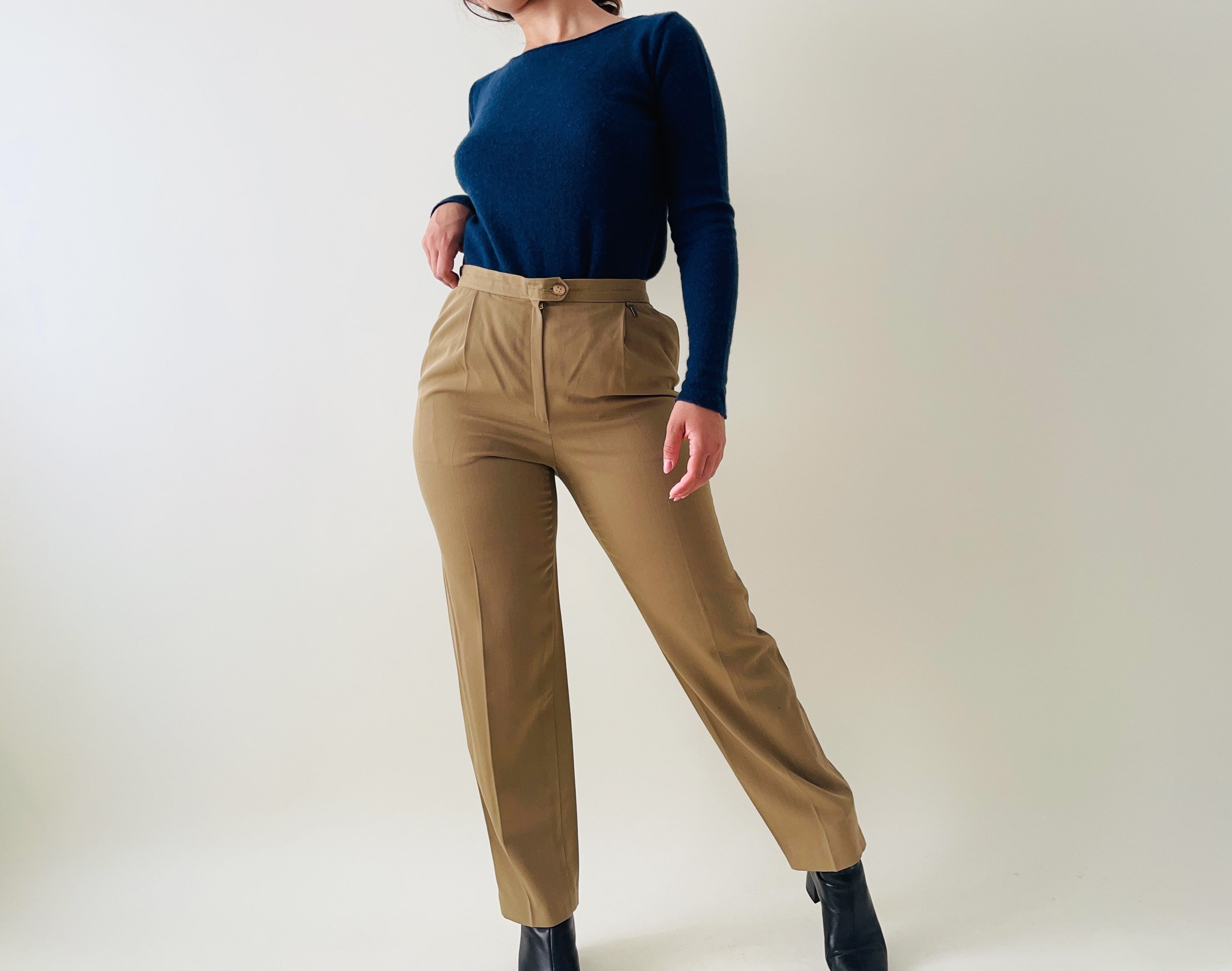 High Waisted Trousers  Etsy