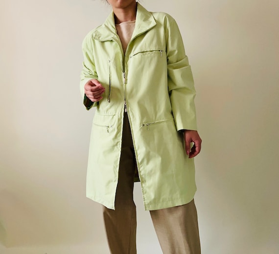 vintage pistachio green spring jacket - image 1