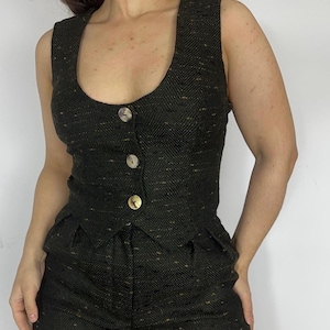 Made to order Vintage-inspirierte Wollweste - Erhältlich in XS bis XXXL