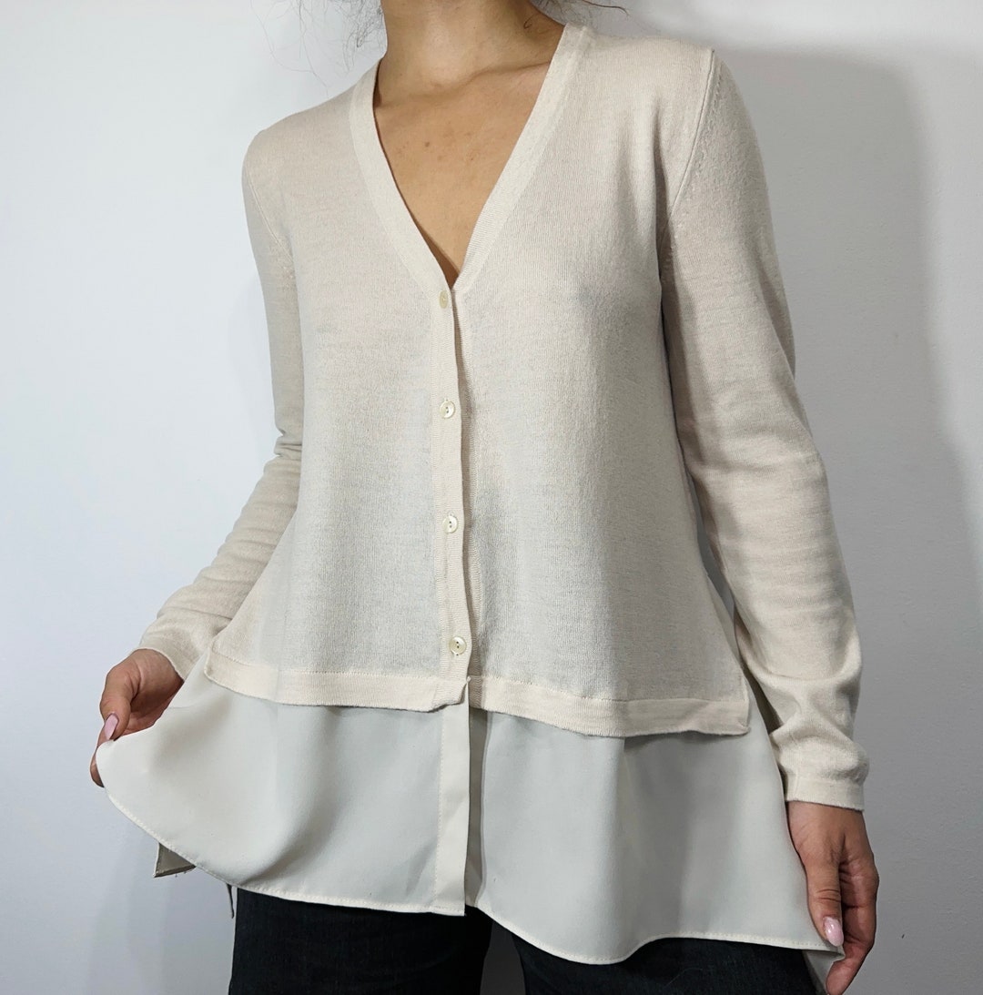Luisa Cerano Ribbed Jumper With Fringe Detailing Cinnamon
