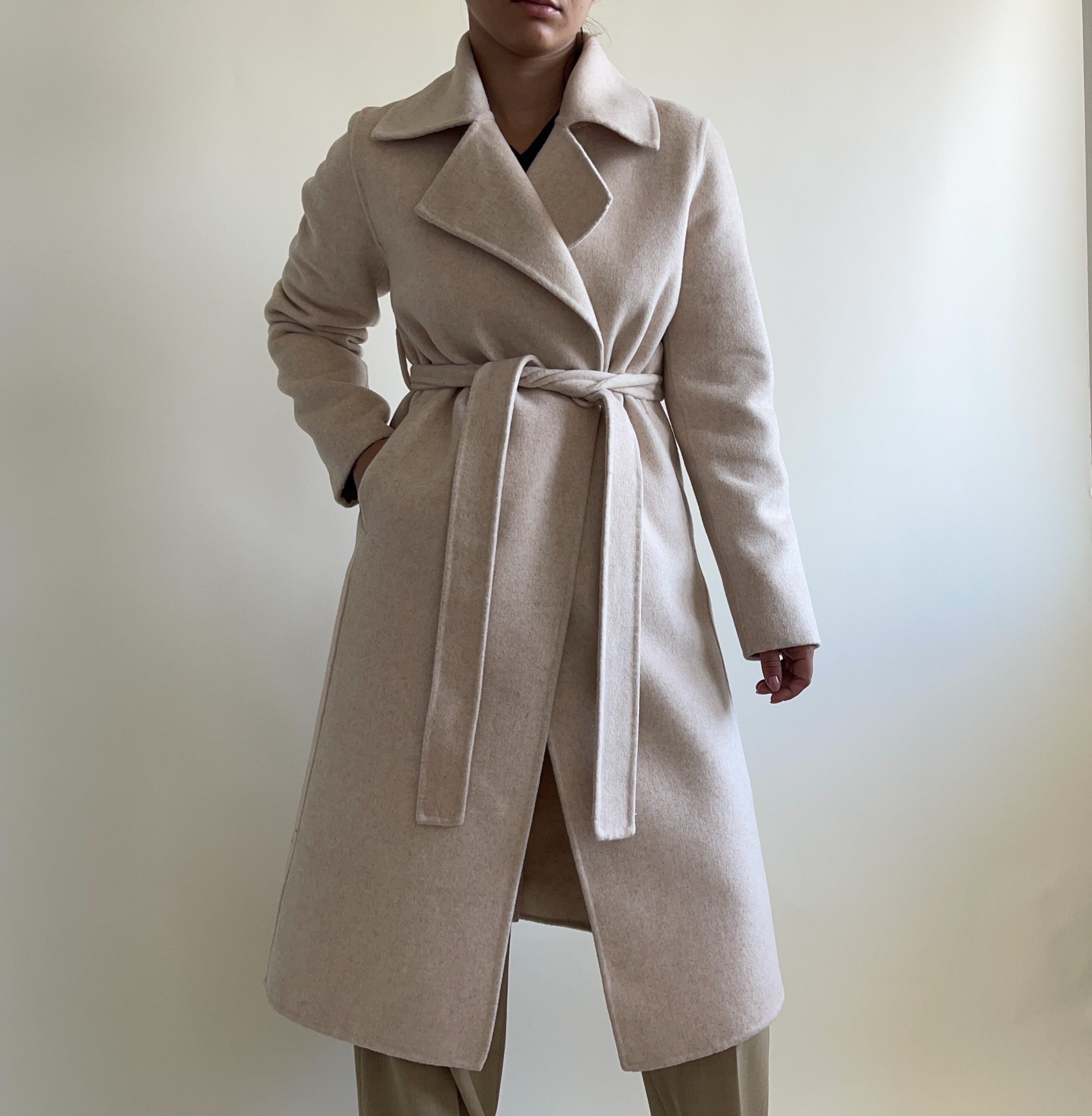 Belted Wool Coat - Etsy