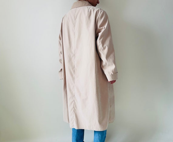 vintage beige trench coat, oversized trench coat,… - image 4