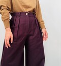 Wide-Leg Wool Trousers – High-Waisted Tailored Pants – Pleated Fall/Winter Trousers – Made to Order product logo
