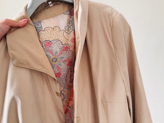 vintage beige trench coat, oversized trench coat,… - image 7