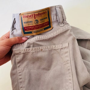 vintage Diesel grey straight high waisted jeans image 7