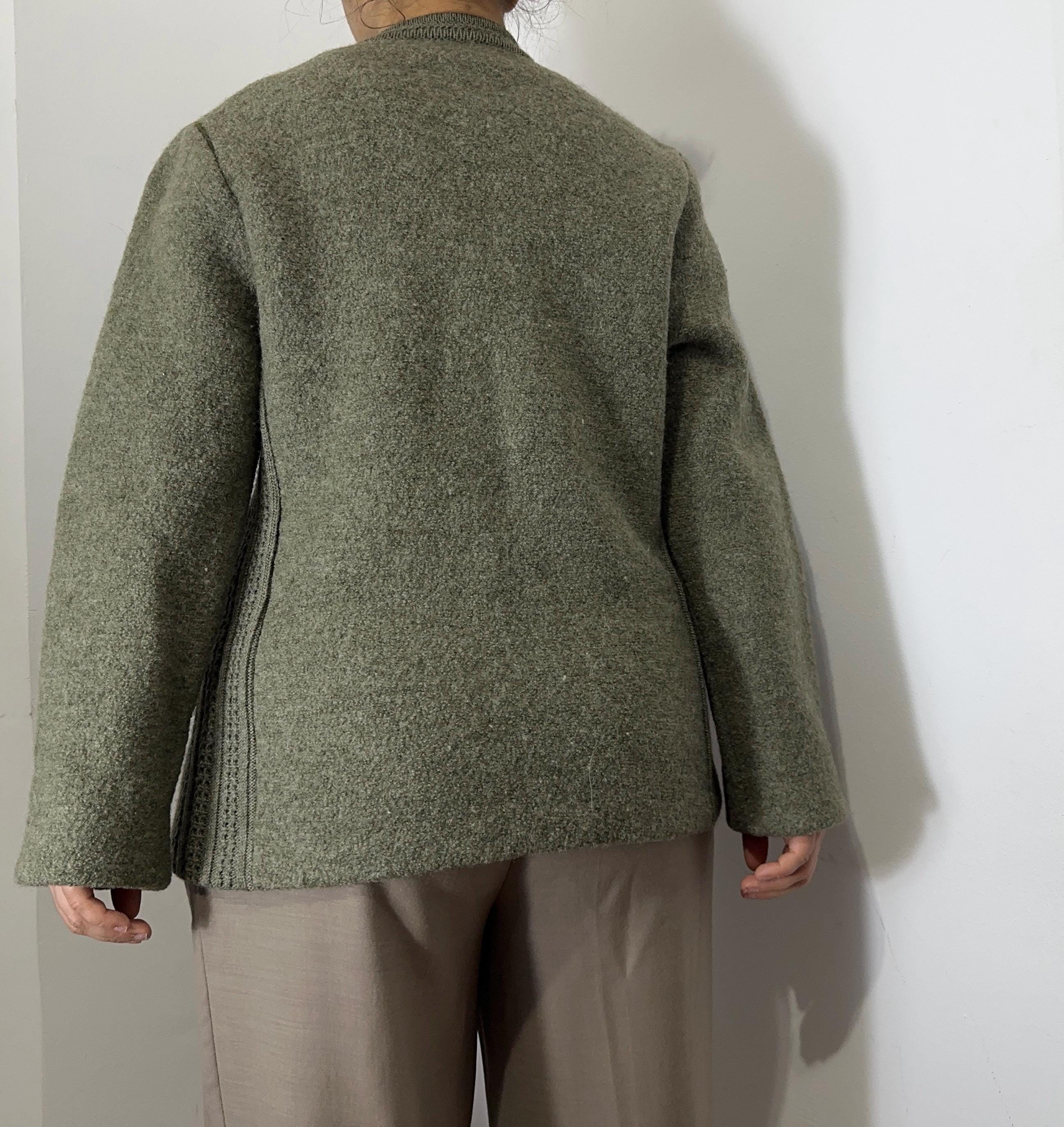 Vintage Wool Jacket Green – Austrian Style – Size S-m - Etsy