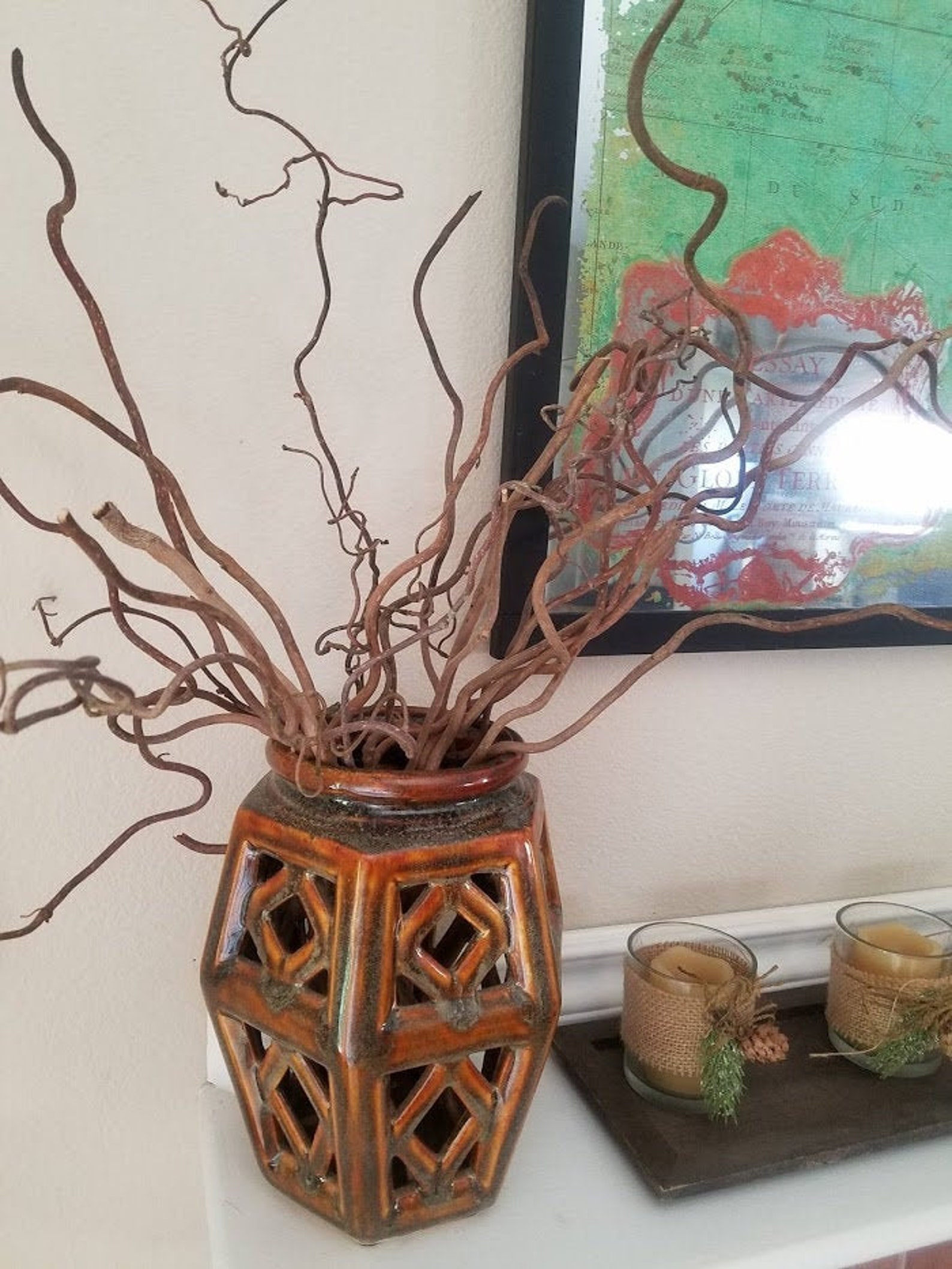 Twisted Sticks Project Sticks Floral Sticks Contorted Etsy