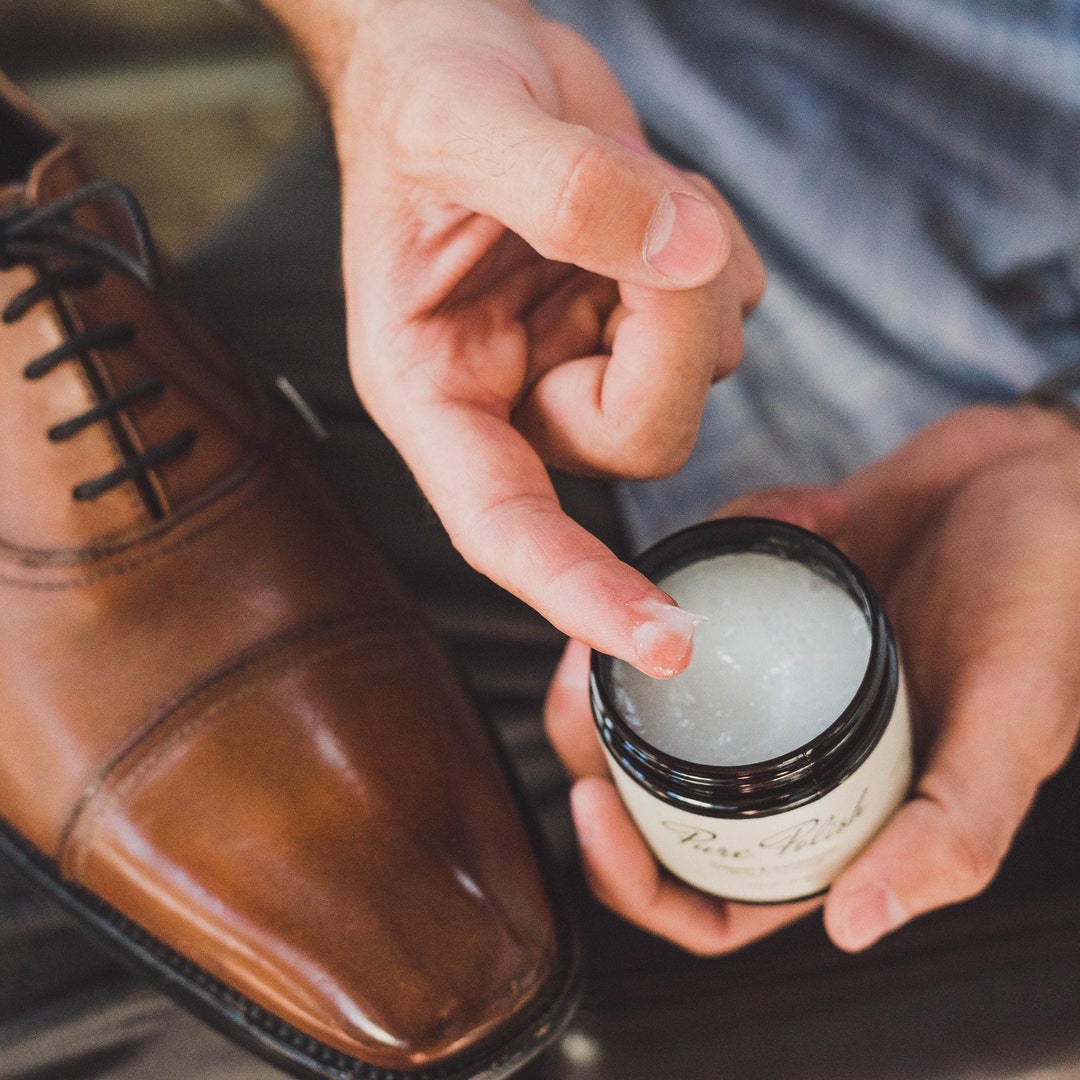 Natural Leather Cleaner & Conditioner 4oz Neutral / Clear Pure Polish