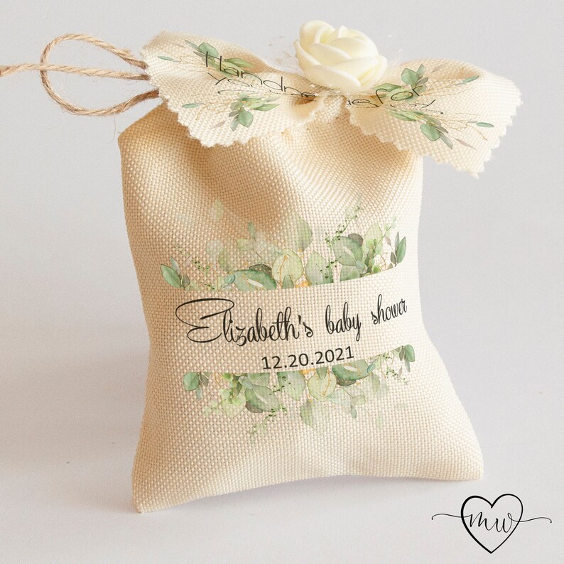 Personalised Baby Shower Gift Bag Boy Baby Shower Thank You Etsy