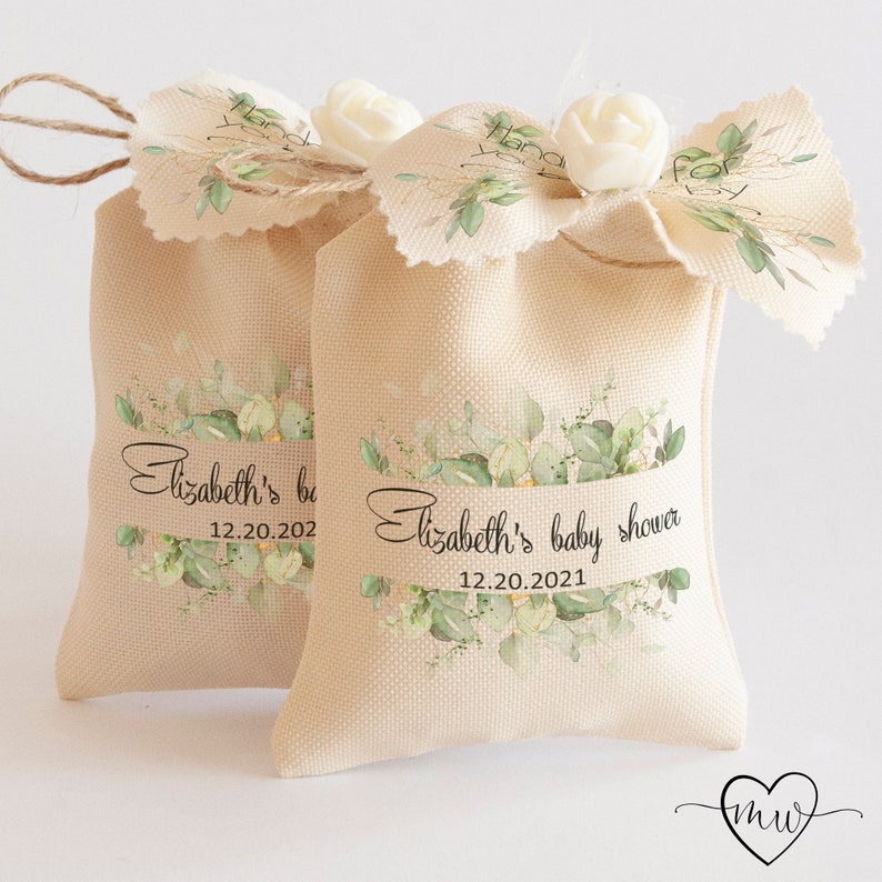 Personalised Baby Shower Gift Bag Boy Baby Shower Thank You Etsy