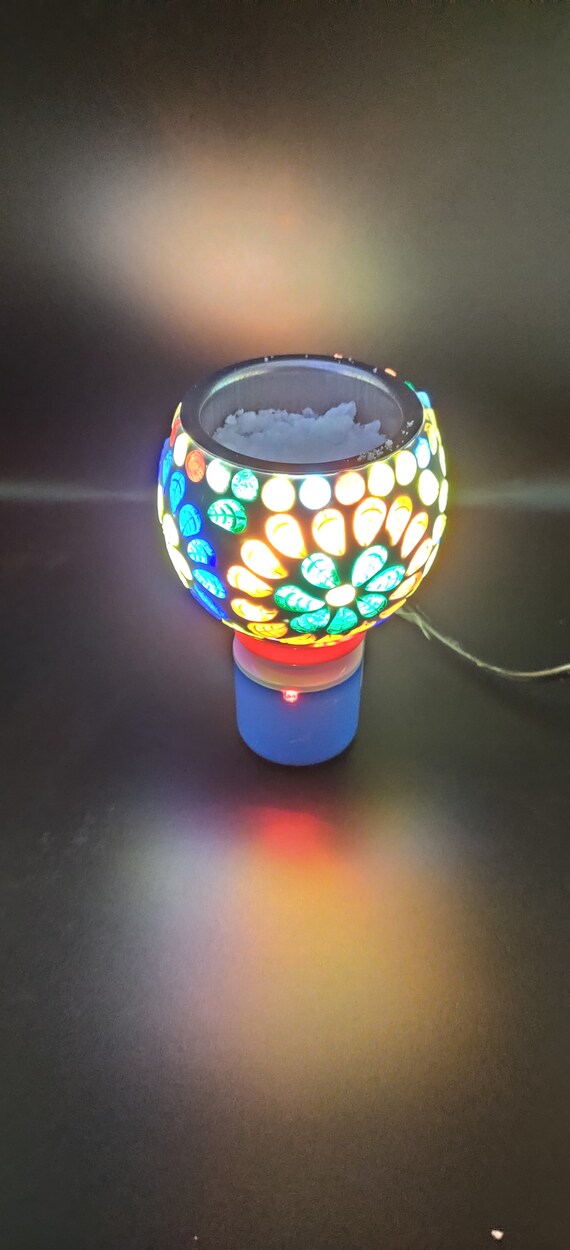 Ceramic Burner Kapoor Dani aroma Oil Burner Cum Night Lamp With