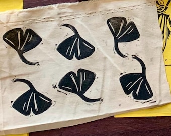 Toppa fatta a mano con foglia di ginkgo