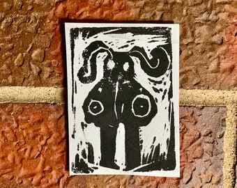 Mini Mothman Print