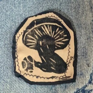 Mushroom Handmade Patch