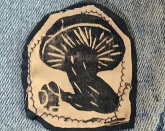 Mushroom Handmade Patch