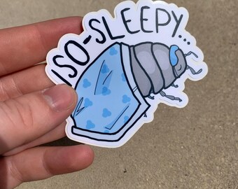 Adesivo in vinile resistente alle intemperie "Iso-Sleepy" di Isopod Sleepy