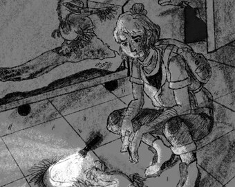 Stampa artistica "Clever Girl" di Stalking Raptors