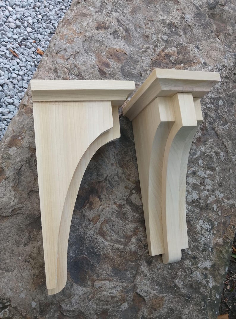 Rectangular Corbel Handcrafted Tulipwood Corbel Set - Etsy