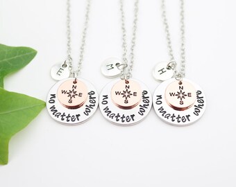 Friendship Necklaces with Gemstones Partner Necklace Teddybear Necklaces Matching Necklaces Jewelry for Friends N1587 Friendship Gift