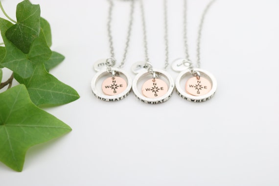 Collares a juego para los amigos Juego de 3 4 5 6 7 - Etsy España