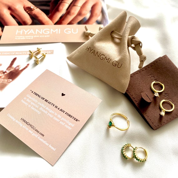 Silver small Chunky hoops, Thick solid bold earri… - image 7