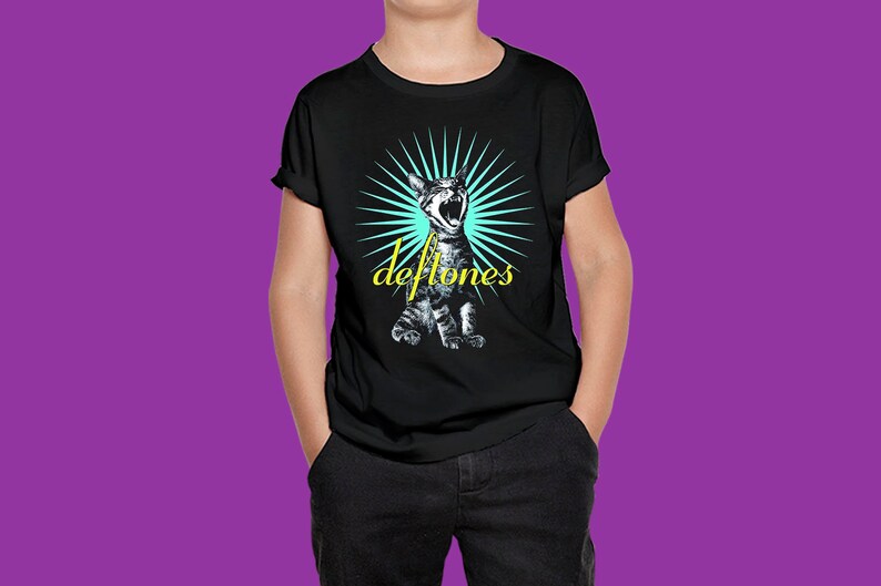 Toddler Gift Deftones Cat Rock Kids T Shirt Graphic Kid Tee 100/% Cotton Toddler T Shirt Kid Gift Toddler Tee Kid T-Shirt
