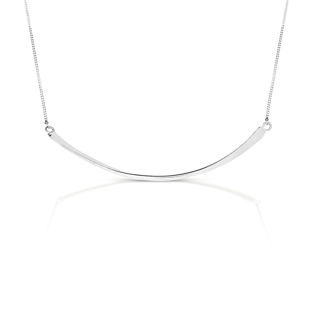 Sterling Silver Handmade Necklace, Bespoke Solid Silver Necklace