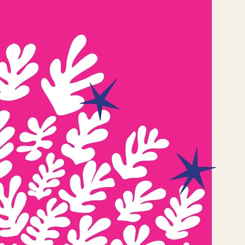 Matisse Cutout Print with Stars Papiers D\u00e9coup\u00e9s Modern Remake Matisse Exhibition Poster The Cut Outs Henri Matisse Print Abstract Art