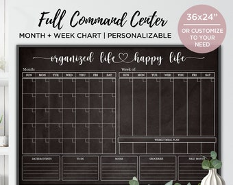 Weekly Planner Chalkboards with Days of the Week Useful Reminder Memo Boards 