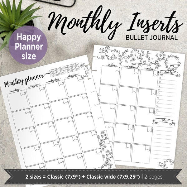 Happy Planner Refill Etsy