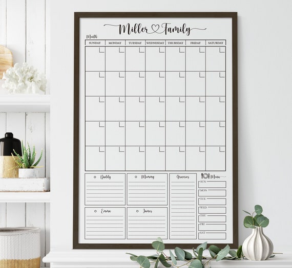 Minimalist Large Wall Calendar Printable, Customized Family Wall Organizer, Personalized Gift, Custom Command Center 24x36 DIGITAL FILE - Etsy minimalist-large-wall-calendar-printable-customized-family-wall-organizer-personalized-gift-custom-command-center-24x36-digital-file-etsy