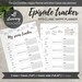 Printable series tracker/ Series wishlist/ Seasons and Episodes watchlist/ entertainment chart/ Fits Happy Planner and Erin Condren -EST 