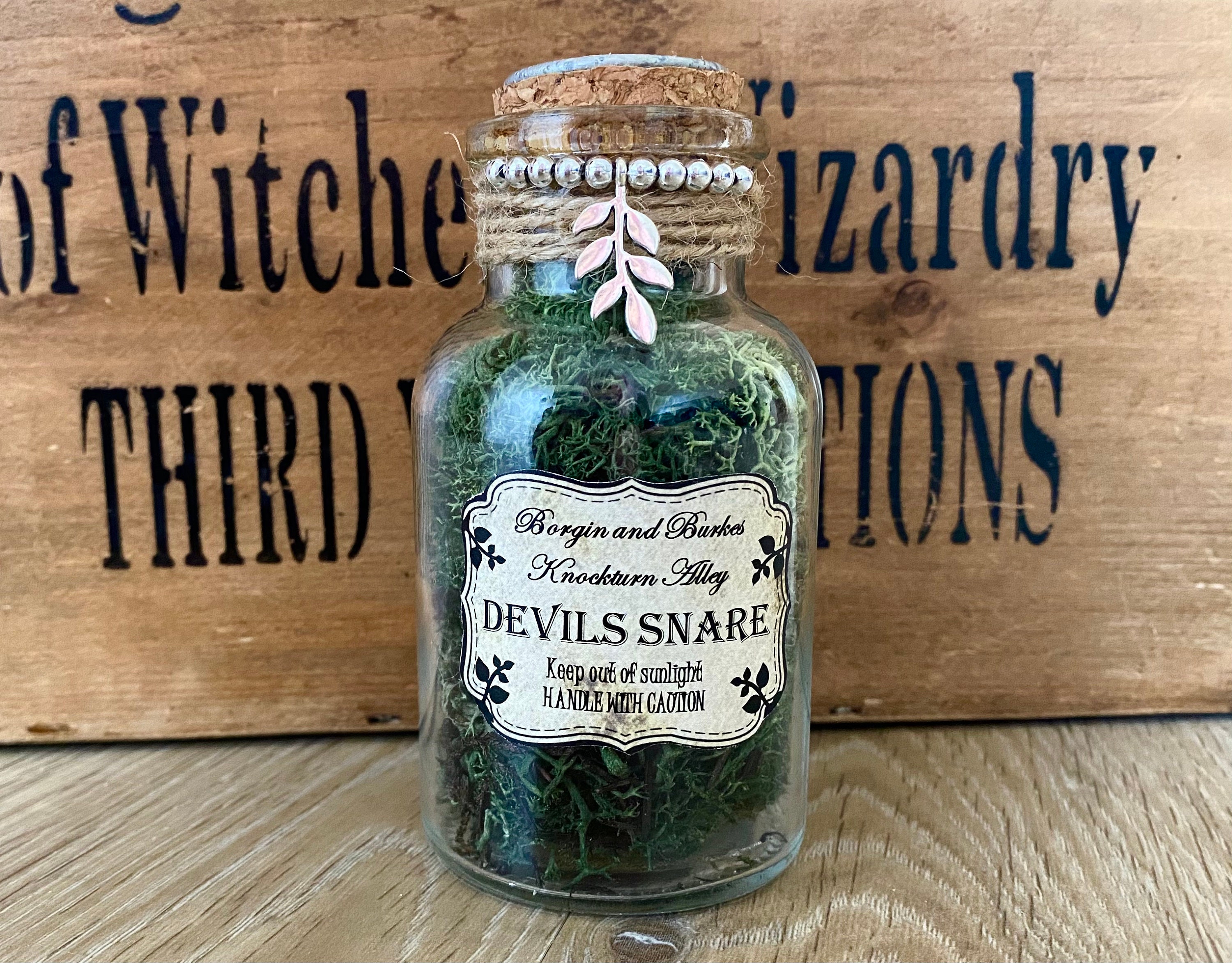 Devils Snare Harry Potter potions ingredient bottles Etsy