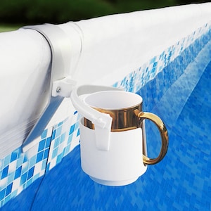 Multifunktionaler Getränkehalter Poolhalter Pool-Cup-Halter Flaschenhalter für Schwimmbad, Trinkbecher-Halterung, Pool Zubehör