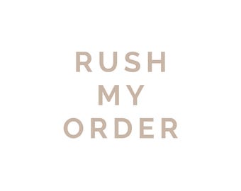 Rush My Order