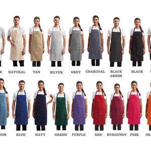 Personalized Embroidered Apron • Custom Name Apron • Chef Gift • Kitchen Apron • Sourdough Baker Gift • Custom Cooking Apron bild 7