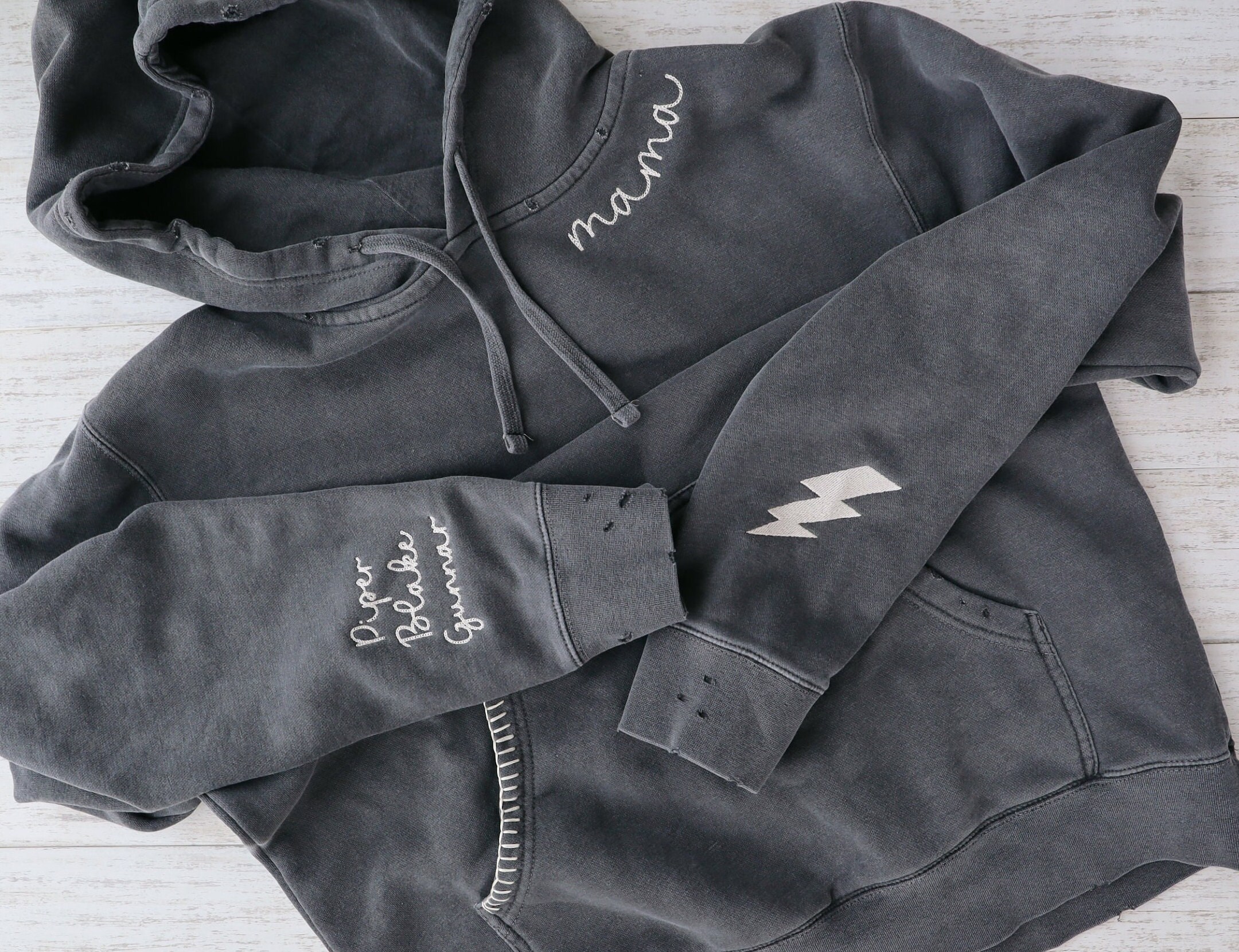 トップス USED CUSTOM HOODIE Men's Discontinued Dussault Deuce Custom Ink Full Zip Hoodie Large