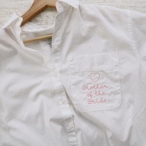 White Embroidered Button Down Shirt