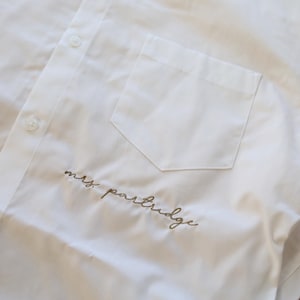 Custom Embroidered Button Down Shirt | Personalized Monogram Shirt ...