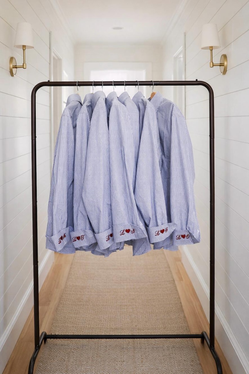 Custom Embroidered Button Down Shirt | Personalized Monogram Shirt ...