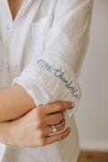 Custom Embroidered Button Down Shirt | Personalized Monogram Shirt | Oversized Button Up | Gift for Her | Everyday Classic