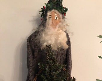 Urn Santa  - Christmas Decoration