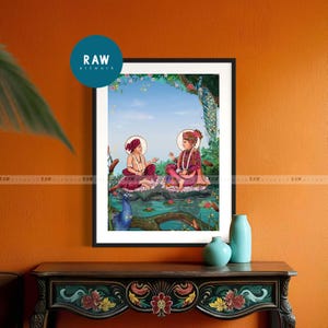 Swaminarayan Artwork, Purushottam Artwork, Hindu Artwork, BAPS Swaminarayan Sanstha