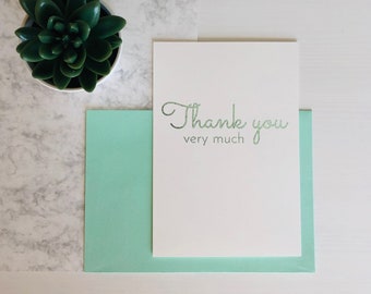 Thank You Card, Christmas Thank You Card Pack, Christmas Thank You Card, Thank You Card Pack