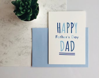 Father's Day Dad Card | Personalised Father's Day Card | Father's Day Card