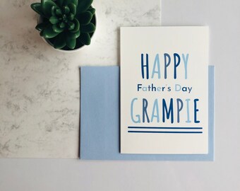 Father's Day Card (Any Name) | Personalised Father's Day Card | Father's Day Card For Grandad | Grandad Fathers Day