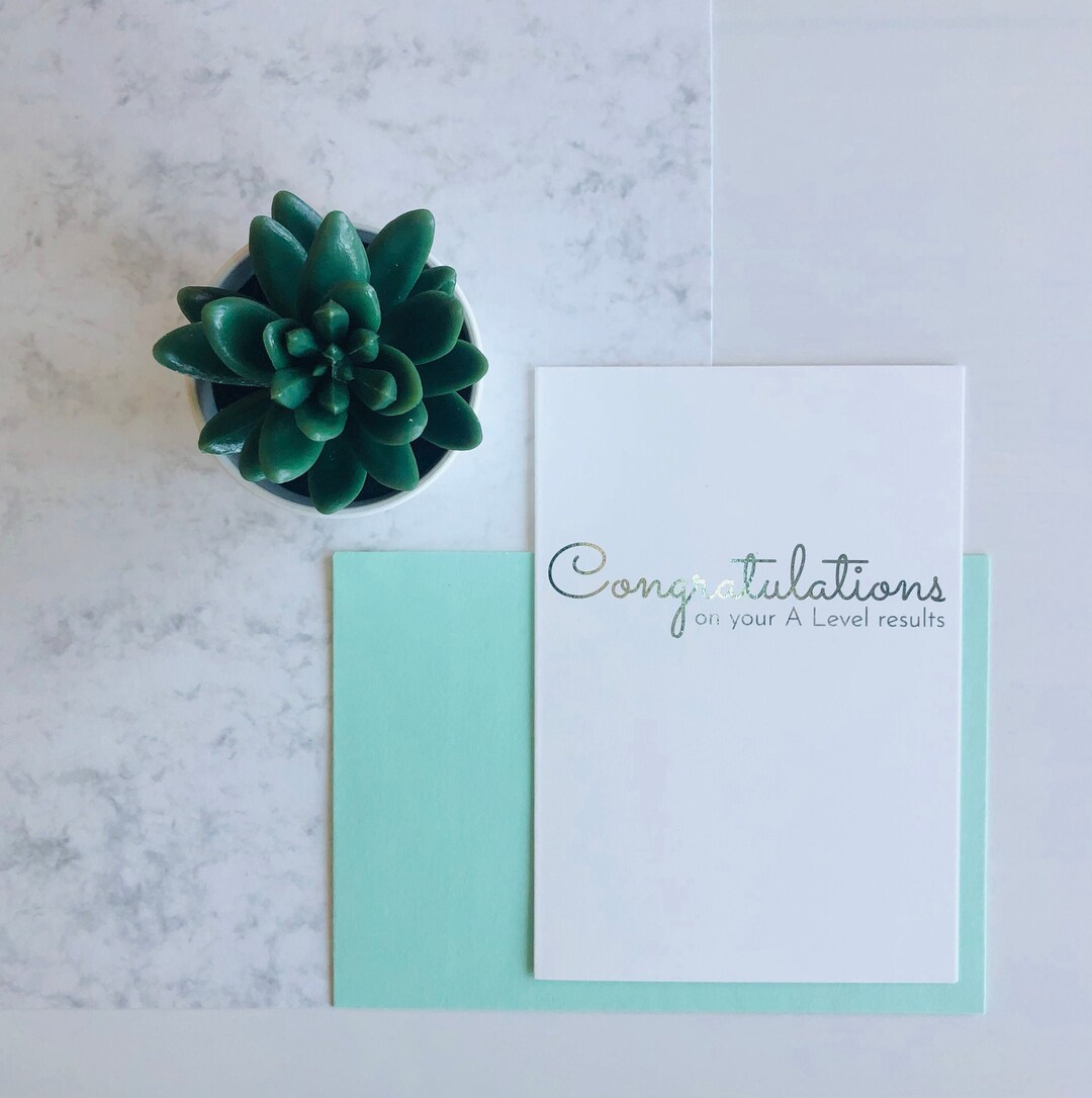 Congratulations on Your Exam / A Level / GCSE Results Card - Etsy