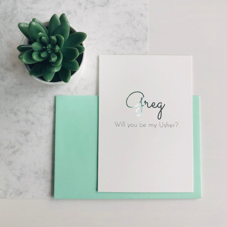 Will you be my Best Man? can be personalised for any role