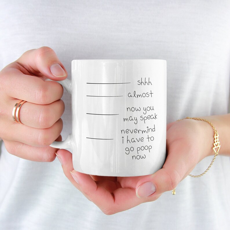Nevermind I Have to Go Poop Now Coffee Mug Funny Coffee Mug Etsy