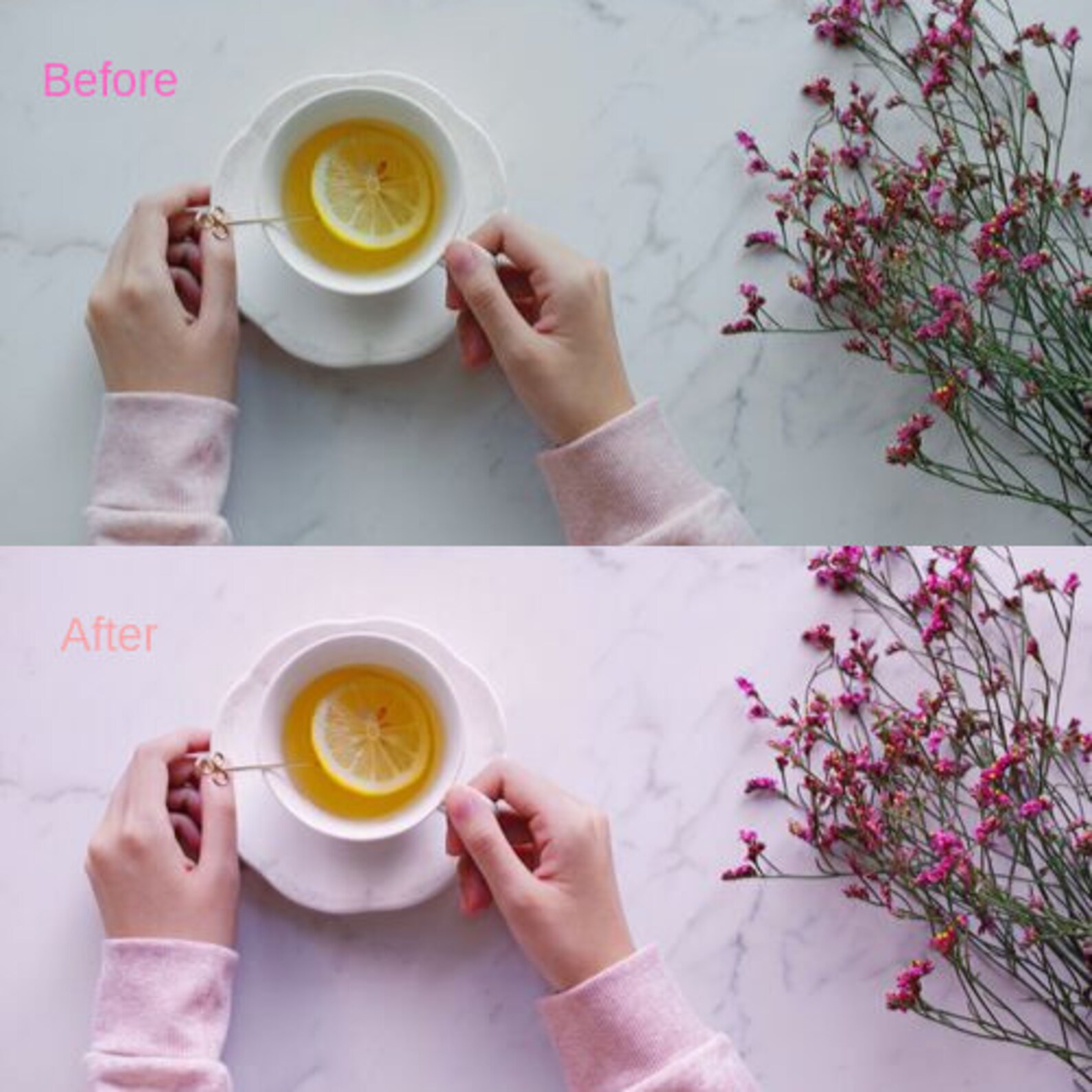ROSE PINK Instagram Filter 6 Lightroom Presets Mobile | Etsy